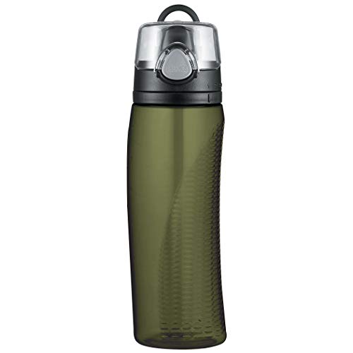 Thermos Intak 24 Ounce Hydration Bottle with Meter, Green