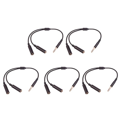 Répartiteur Y 6.35 mm pour dupliquer un signal audio stéréo sans perte pack 5X