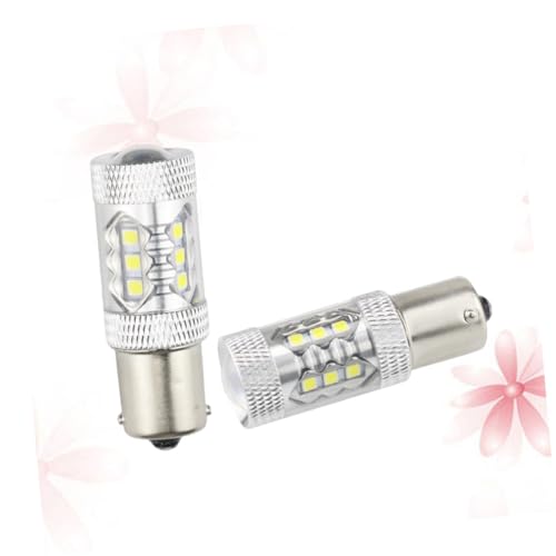 GLEAVI 8 Pçs 3030 80W Luz De Sinal Da Cauda Do Carro Lâmpada Luz Freio Auto Reverso Lâmpada Inverten