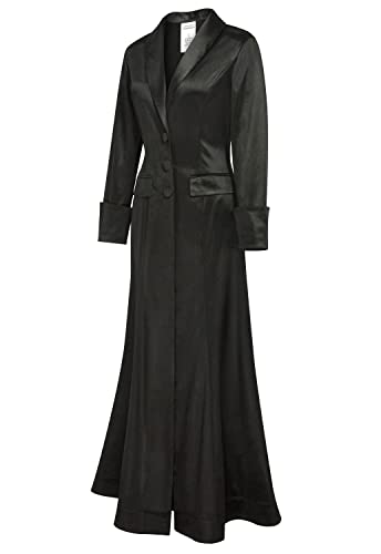 CHIC STAR Womens Satin Maxi Coat2