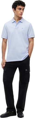 Tommy Jeans Herren Poloshirt Tipped Regular Fit, Blau (Moonlight Iris), XS – Ansicht 4