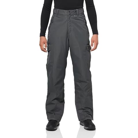 Arctix Men's Snowsports Cargo Pants, Charcoal, Large/32" Inseam Cover