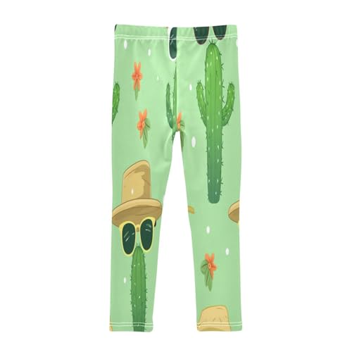 Bolaz Toddler Girls Leggings Printed Yoga Pants Leggings Cactus Cap for Kids2