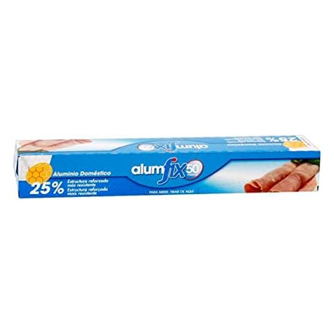 Alumfix Papel Aluminio 50m para Alimentos Cover