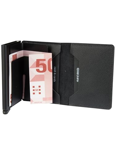 Image of Secrid Slim Wallet Original Leather With Rfid Safe Card Case