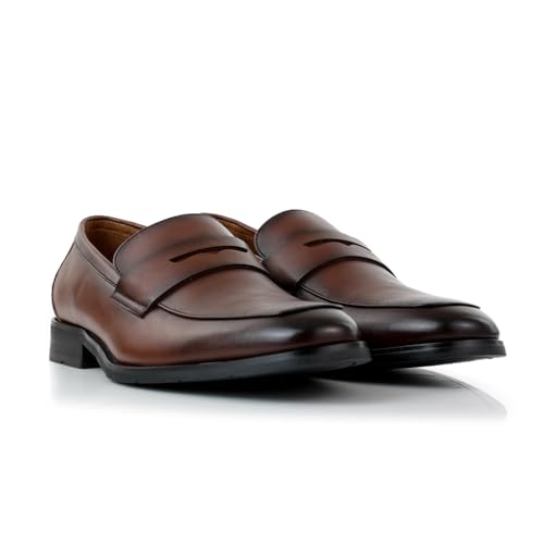 Image of Ferro Aldo Men's Loafer Collection | Classic Slip-on Penny Loafers & Driving Moccasins for Casual & Dress