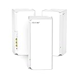 Tenda Nova Mesh Wi-Fi 6E AXE5700 Whole Home Tri-Band Mesh Wi-Fi 6E System, (MX21 Pro), 6G Band, Coverage up to 7-9 Rooms 4200 ft², Seamless Roaming, 8K, VR HD, Cloud Games, Pack of 3
