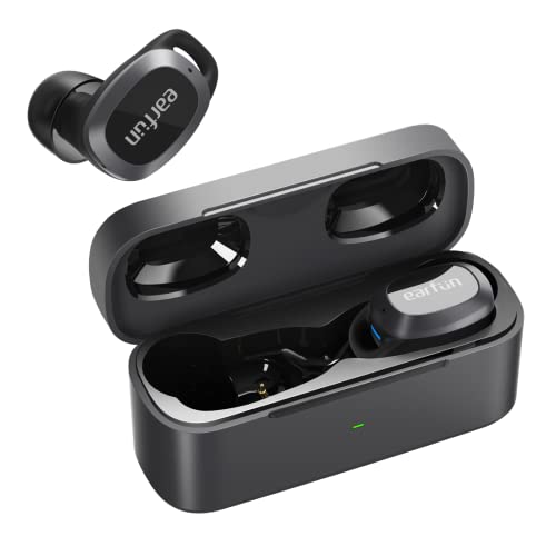 EarFun Free Pro True Wireless Wireless Wireless In-Ear Kopfhörer Bis zu 32 Stunden Wiedergabe, Wasserdicht, Bluetooth 5.2 mit Geräuschunterdrückung Cover