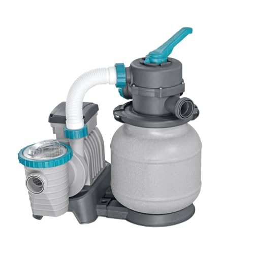 Bestway Filtre à sable pour piscine - 5 l - Compatible avec les balles filtrantes - Pompe de filtre à sable pour piscines hors sol