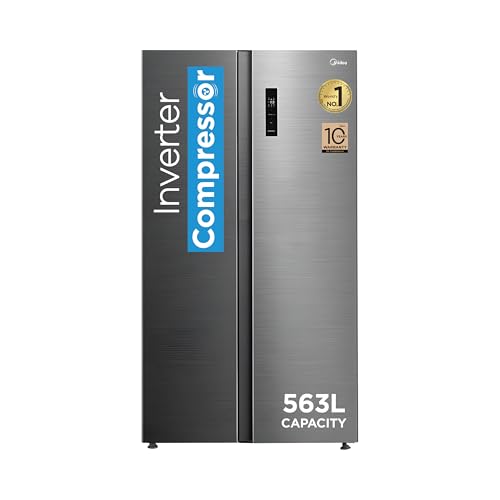 Midea 563 L Side By Side, Frost Free Refrigerator |Digital Displa...