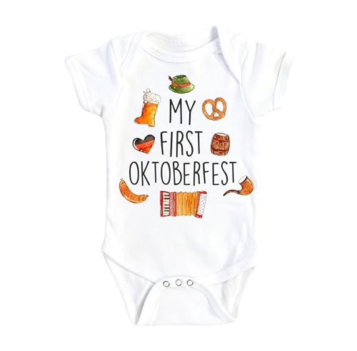 Oktoberfest First - Baby Boy Girl Clothes Infant Bodysuit Funny Cute Newborn