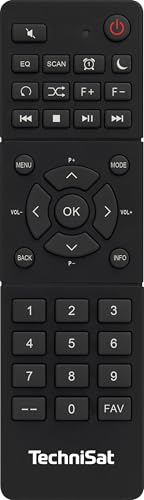 TechniSat DIGITRADIO 10 C - DAB+ Digitalradio Adapter (Farb-Display, Bluetooth, Fernbedienung, Wecker, optimal zur Aufrüstung bestehender HiFi-Anlagen) schwarz/silber