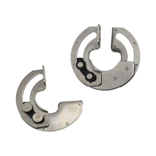 304 Stainless Steel Limit Hidden Fan-Shaped Rotating Sliding Hinge Industrial Equipment 1Pcs(90 Degrees)