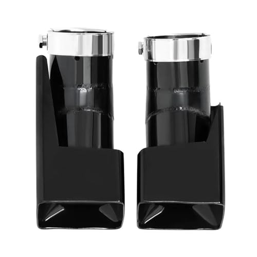 Embouts d'échappement en acier inoxydable pour Defender L663 : finition carrée noire premium