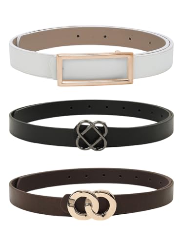Image of CRUSSET Stylish Faux Leather Waist Belt for Women -Jeans & Dresses - Fashionable & Comfortable