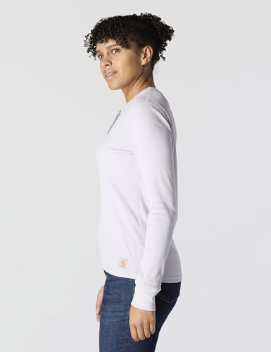 Image of Carhartt Women's TENCEL Fiber Series Relaxed Fit Long-Sleeve Ribbed Henley