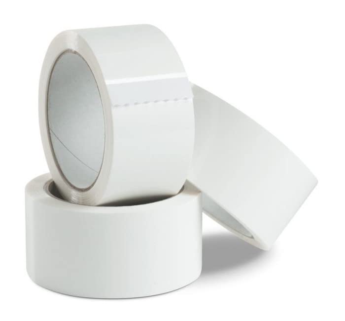 Nastro Adesivo Acrilico Per Imballaggio Bianco Silenzioso Low Noise mm.50 x mt.132 Imballo Pacchi Trasloco Trasporto Spedizioni Uso Generico (36)