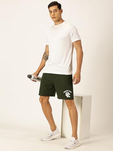 Image of Thomas Scott Men's | Solid | Chino Shorts | Regular Fit | Cotton Blend | Above Knee | Knitted Short