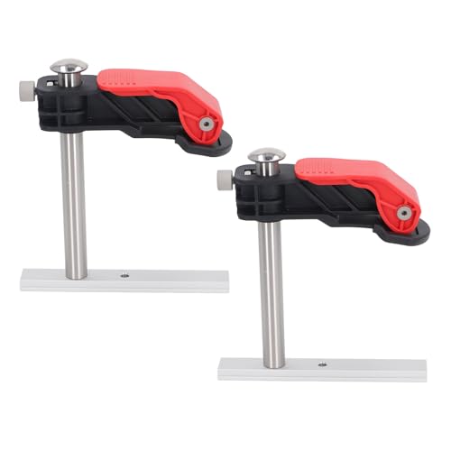 2PCS Woodworking Press Clamp Multifunctional Quick Release Desktop Chute Clamp for Plate and Guide Rail Fixing