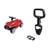 Big-Bobby-Car-Neo Rot - Rutschfahrzeug für drinnen und draußen, Kinderfahrzeug mit Flüsterreifen & Bobby Car Walker - 2-in-1 Lauflernhilfe und Rückenlehne in Einem, Griffhöhe bei 40cm