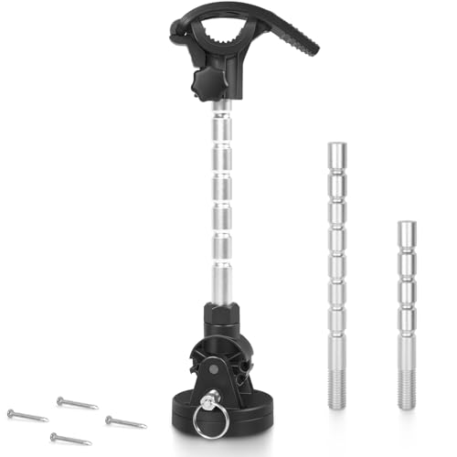 Trolling Motor Stabilizer Support Mount for Minn Kota Terrova/Ulterra/PowerDrive/Riptide Garmin Force Kraken MotorGuide Xi5/Xi3/Tour Pro - Shock Absorber Reduce Bounce - Adjustable Aluminum Rod