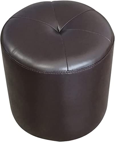 Siège de repos en bois massif et cuir PU pour salon moderne
