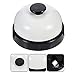 NUOBESTY Call Bells Front Desk Service Bells Dinner Serving Bell for Hotels Schools Restaurants Bar Reception Areas Black