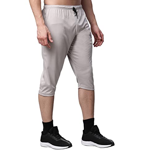 Image of Mack Jonney Dryfit Lycra Solid Capri for Men-Dryfit Lycra D13 01-P