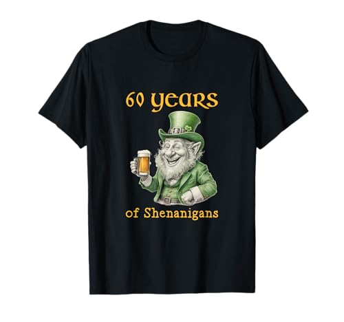 60th Birthday St. Patrick's Day Irish T-Shirt