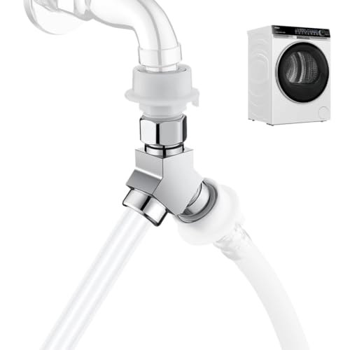 Image of Serplex Washing Machine Faucet Splitter Y Shape Water Divider