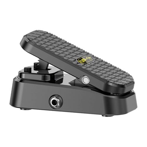 yuksok Expression Pedal Universal Expression Space Saving with Self Locking Switch Passive Volume Guitar Silent Guitar Effects Pedal