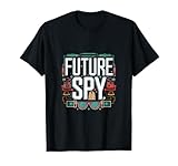 Future Spy Toddler Kids School Sarcastic Joke Gag Women Men T-Shirt