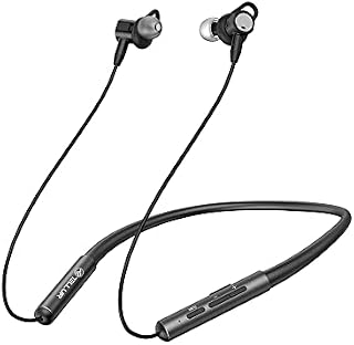 TELLUR Ego In-Ear Bluetooth Headphones, Multipoint, Active Noise Cancellation, IPX4 and Lightweight -> Ideal for Sports and Workout, BT 5.0, Magnetic"Hug", Up to 9 Hours Playback, Black