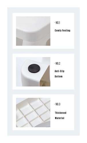 Reposapiés de baño ergonómico que eleva tus piernas para una ayuda cómoda y natural 6