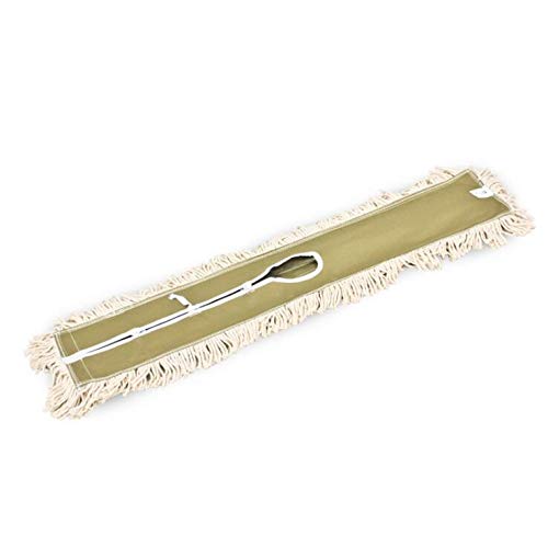 Clim Profesional - Recambio de Mopa Plana de Algodón Natural para el Sistema Luxury Pro de 120CM. Limpieza y Barrido de Suelos. Elimina Polvo y Suciedad de Superficies. Tamaño 120CM
