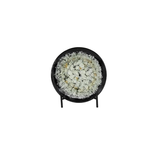 Plato de cerámica Maykoosh con diseño marmolado, 18 in diámetro miniatura 1