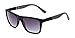 Produktbild Bifokal Lesesonnenbrille Sonnenbrille Großer Quadratischer Matt Schwarzer & Grau Rahmen Herren Damen UV400 Hard Case Tuch 2,50