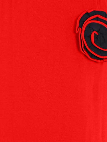 Image of Naughty Ninos Girl's Cotton Trousers Suit (NN00339DRS Red 5-6 Years)