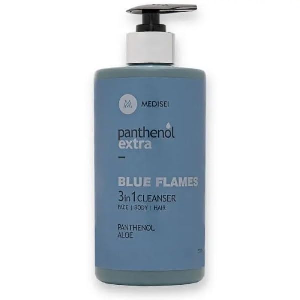 Panthenol Extra Blue Flames 3 in 1 Cleanser Face-Body-Hair 500ml