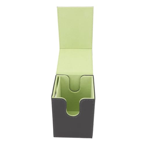 Caixa de Cartão Magnético BTSEURY, Caixa de Baralho de Couro PU Com Fecho Magnético, Estojo de Armaz