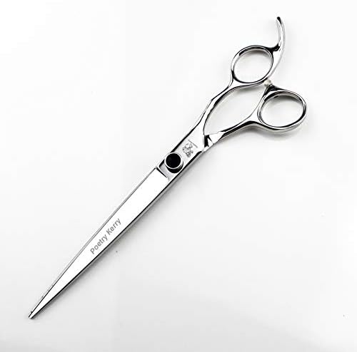 high-end Professional pet Care 8.0 inch pet Scissors JP440C Steel Silver (Cutting Scissors)