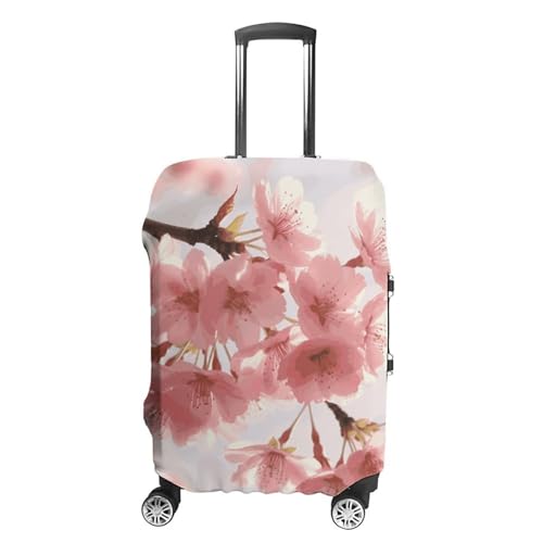 Cherry Blossom Printed Luggage Cover Protector, Fits 18-32 Inch Luggage