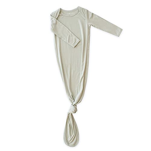 Image of Wallaby Kids Extra Tall Knotted Baby Gown, Super Soft Viscose from Bamboo Newborn Sleeper for Baby Girl and Boy
