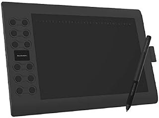 GAOMON M106K PRO  10-calowy tablet graficzny z 8192 poziomami ciśnienia 8192, bezstratny rysik i 12 przycisków, kompatybilny z telefonami z systemem Windows/Mac/Android