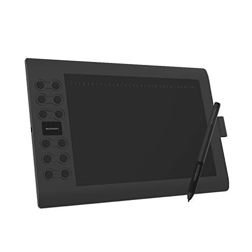 Mesa Digitalizadora GAOMON M106K PRO Graphics Tablet de 10 polegadas com caneta passiva de 8192 níveis e 12 teclas de atalho, compatível com Windows/Mac/Smartphone Android
