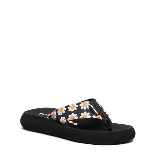 Rocket Dog womens Spotlight2 Stapleton Cotton Flip Flop, Daisy, 7 US