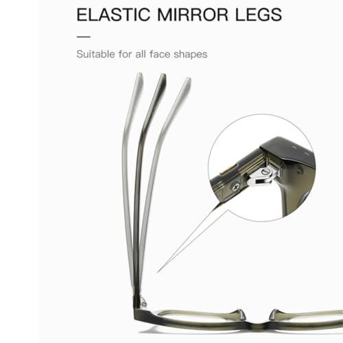 Lunettes TR90 pour femmes acétate transparent monture tendance - 4