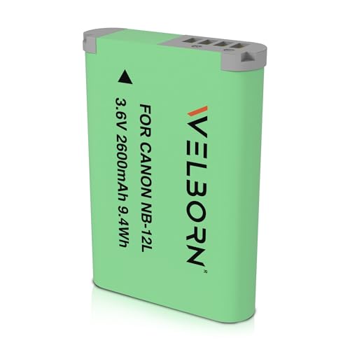 Image of WELBORN NB-12L Battery for Canon Cameras (2600mAh)