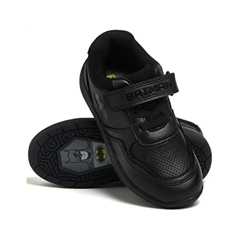 DC Comics Batman Black School Shoes for Kids Cover