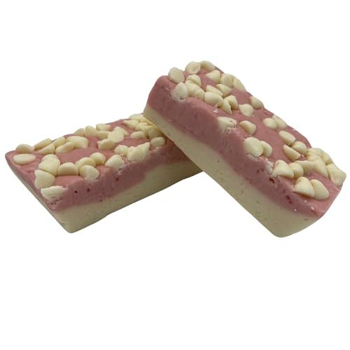 Uncle Butch's Fudge - Creamy and Smooth White Chocolate Rasberry